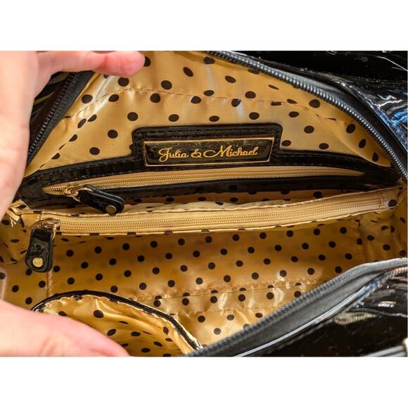 Julia and Michael Embellished Patent Leather Purse - Picture 3 of 5